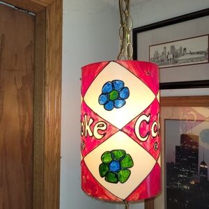 Vintage Coke Swag Light